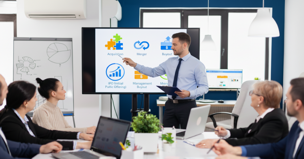 Types of Exit Strategies: Acquisition, Merger, IPO, and Buyout
