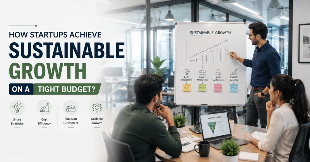 How Startups Achieve Sustainable Growth on a Tight Budget?